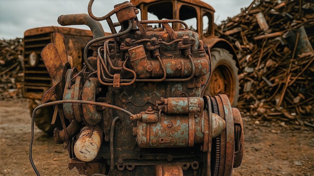 After 30 Years Dead, Kubota Engine Comes Back Like a Beast – Kubota Engine Restoration