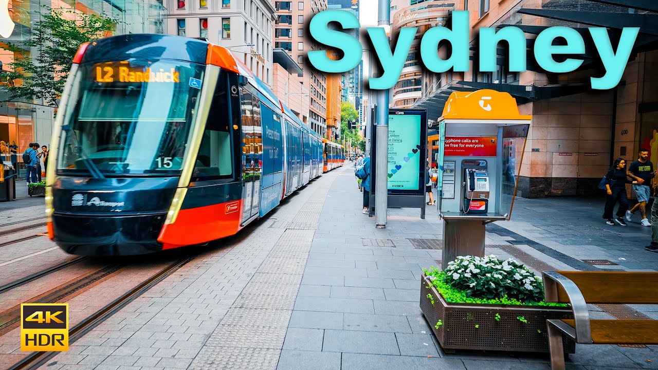 Sydney Australia Working Tour - George Street After Work | 4K HDR