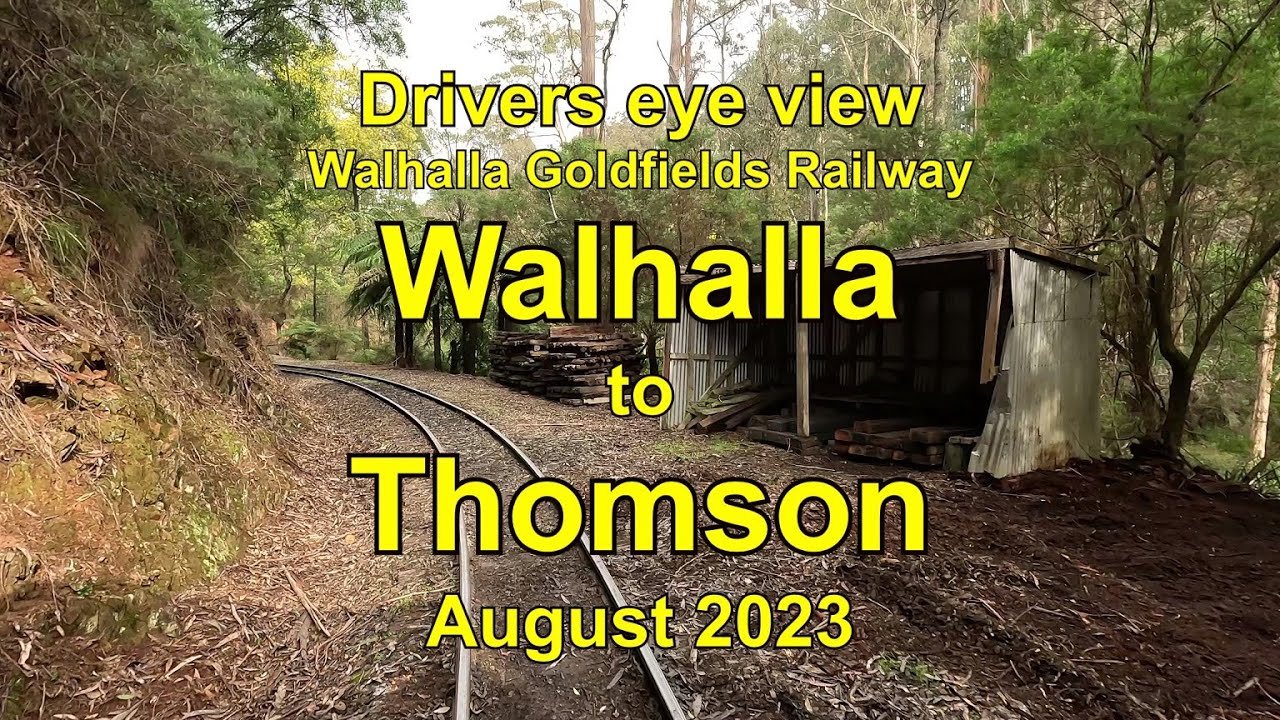 Drivers eye view, Walhalla to Thomson