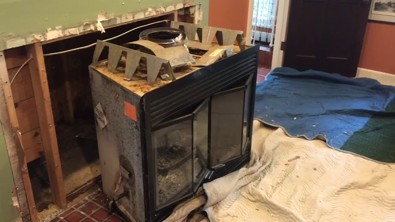 On the Road with Heat 'N Sweep - Pre-Fab Removal & New Fireplace Insert