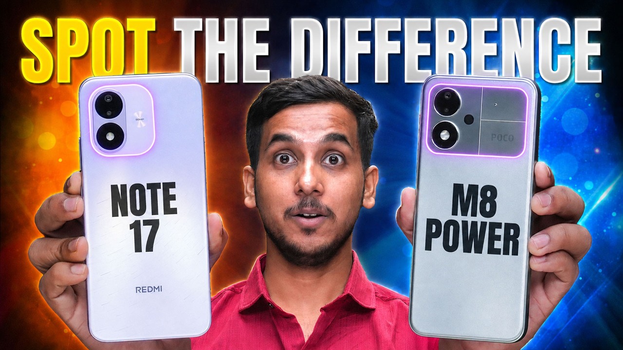 Redmi Note 17 vs POCO M8 Power⚡8000mAh BEASTS Compared