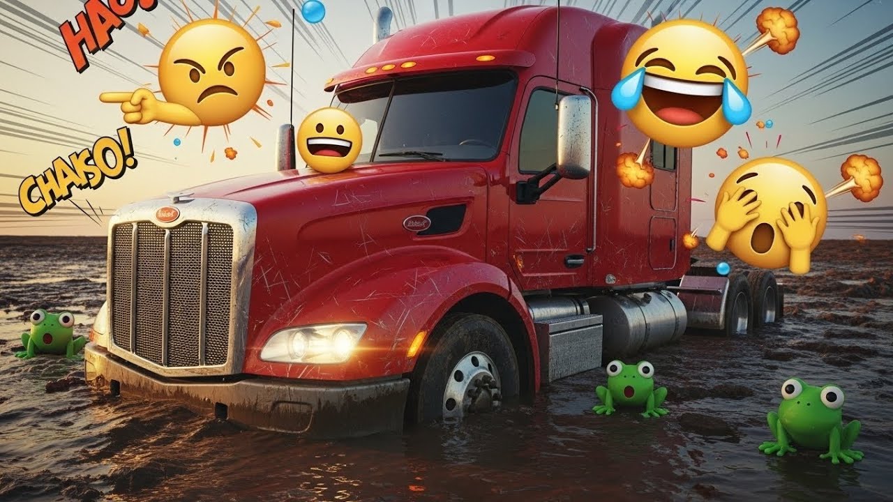 Car kids Epic Truck Maintenance Chaos! 🤡🚛💥 – Funny Emojis React & Truck Fails!