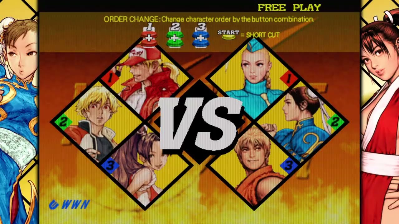 CvS2 3v3 - City of The Wolves (Terry/Rock/Mai) Playthrough 12/22/25