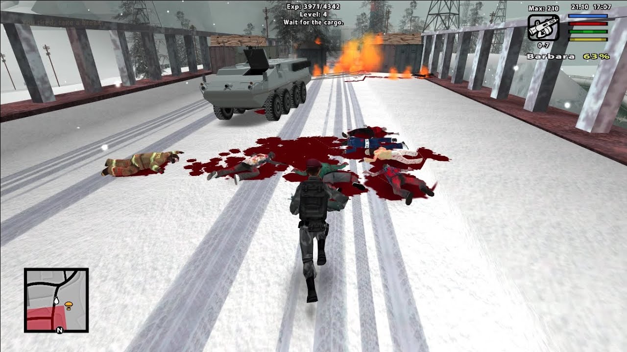 Back to survival again, Zombie Andreas gameplay