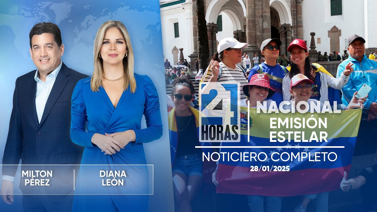 Noticiero de Ecuador (Emisión Estelar 28/01/25)