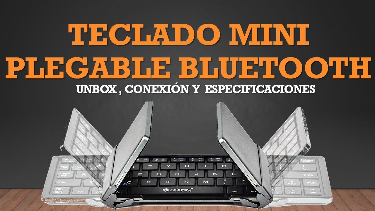 Teclado bluetooth port&aacute;til Plegable para Smartphone y Tablet