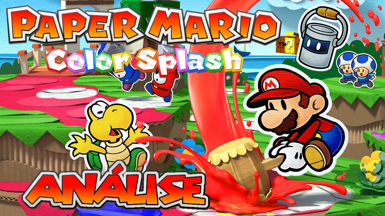 Análise- Paper Mario: Color Splash (Wii U)