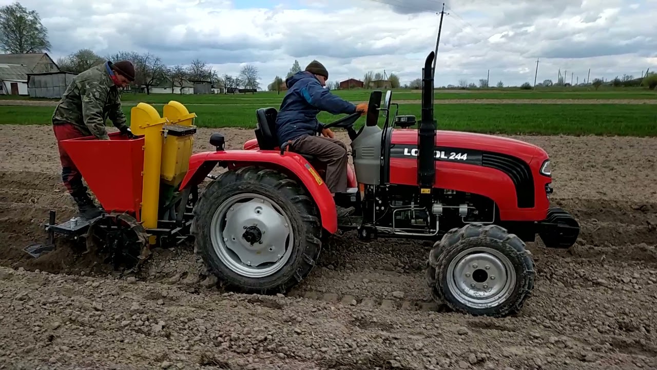 Садіння картоплі.Китайським минитрактором Lovol 244