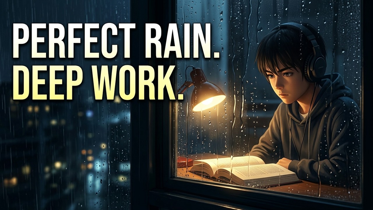 Headphones & Rainy Nights 🌧️ Cozy Lofi for Deep Work
