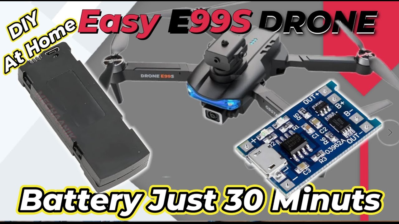 E99S ड्रोन के लिए बैटरी कैसे बनाएं | How to make a Battery Easy E99S Drone at Home#diy #rcdrone