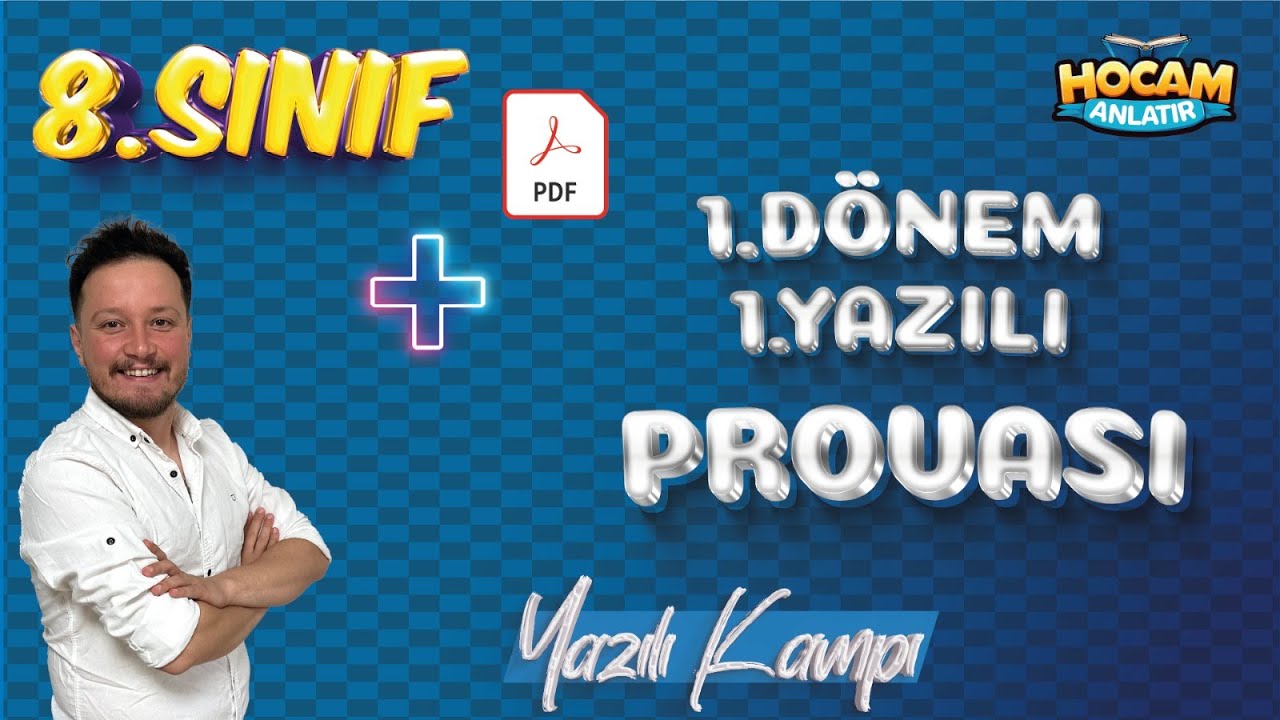 8. Sınıf Matematik - 1. Dönem 1. Yazılı Provası
