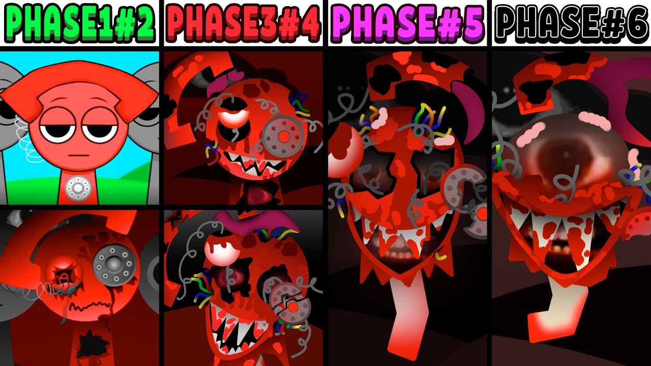 All Phases in New Incredibox Sprunki 2: From Phase 1 to Phase 6