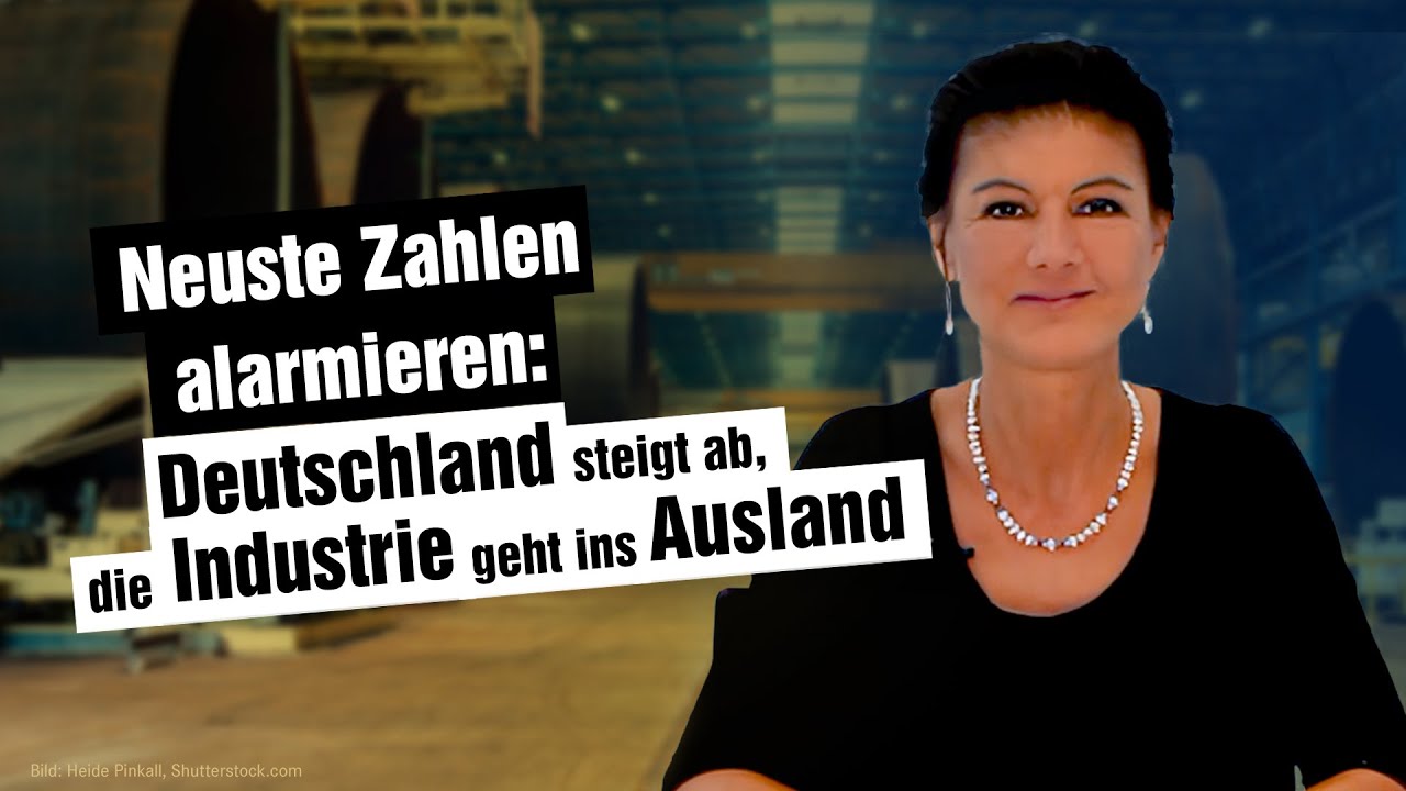 Neuste Zahlen alarmieren: Deutschland steigt ab, die Industrie geht ins Ausland