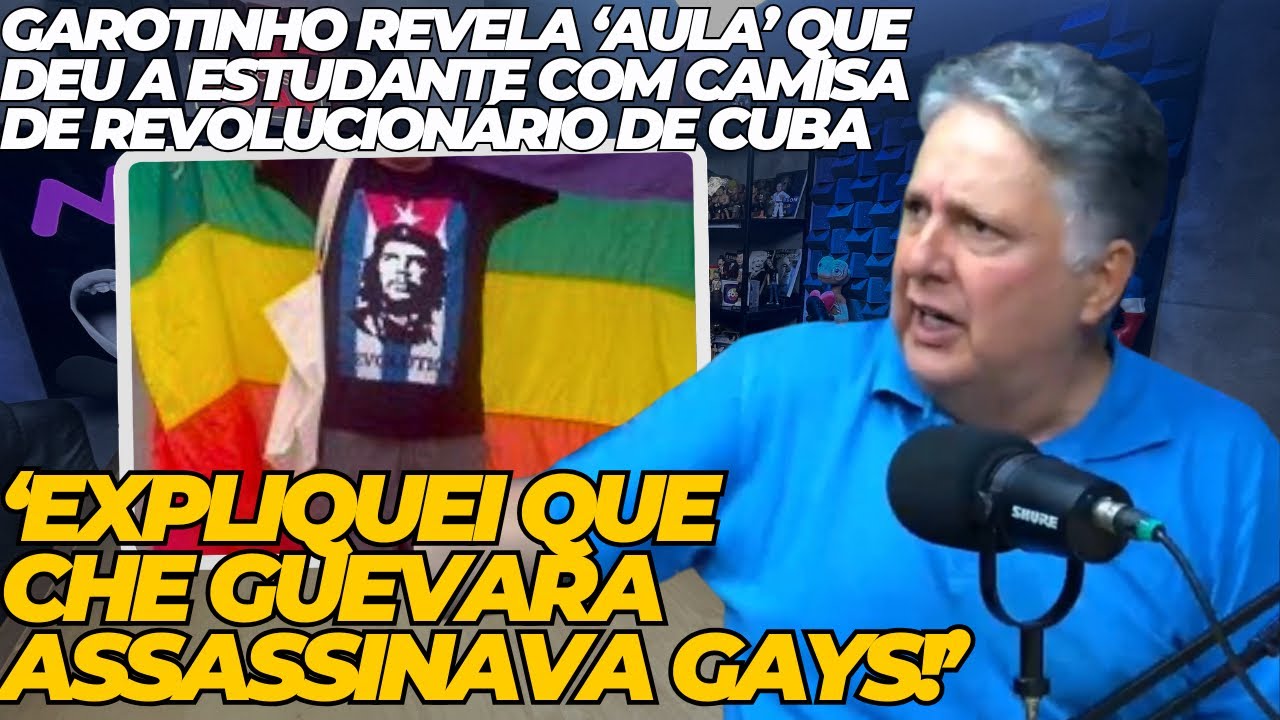 Garotinho mostrou a universitário quem era Che Guevara: “Assassinava gays!”
