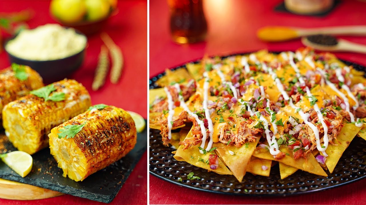 Chili Cheese Nachos with Mexican Grilled Corn by SooperChef | Magic Meals with Coca-Cola