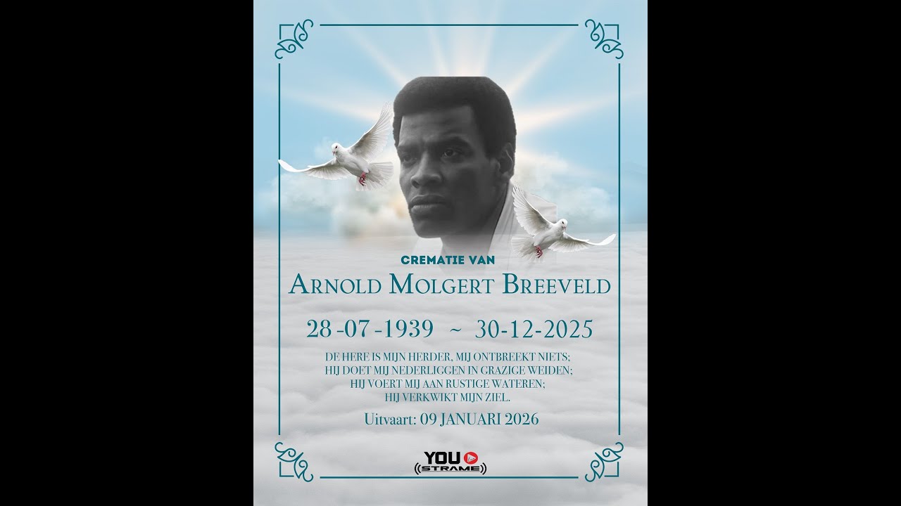 Crematie van Arnold (Arnie) Molgert Breeveld