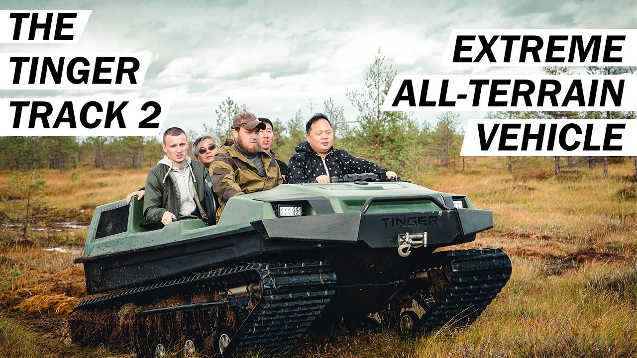 Extreme All-Terrain Tank-like Monster Vehicle