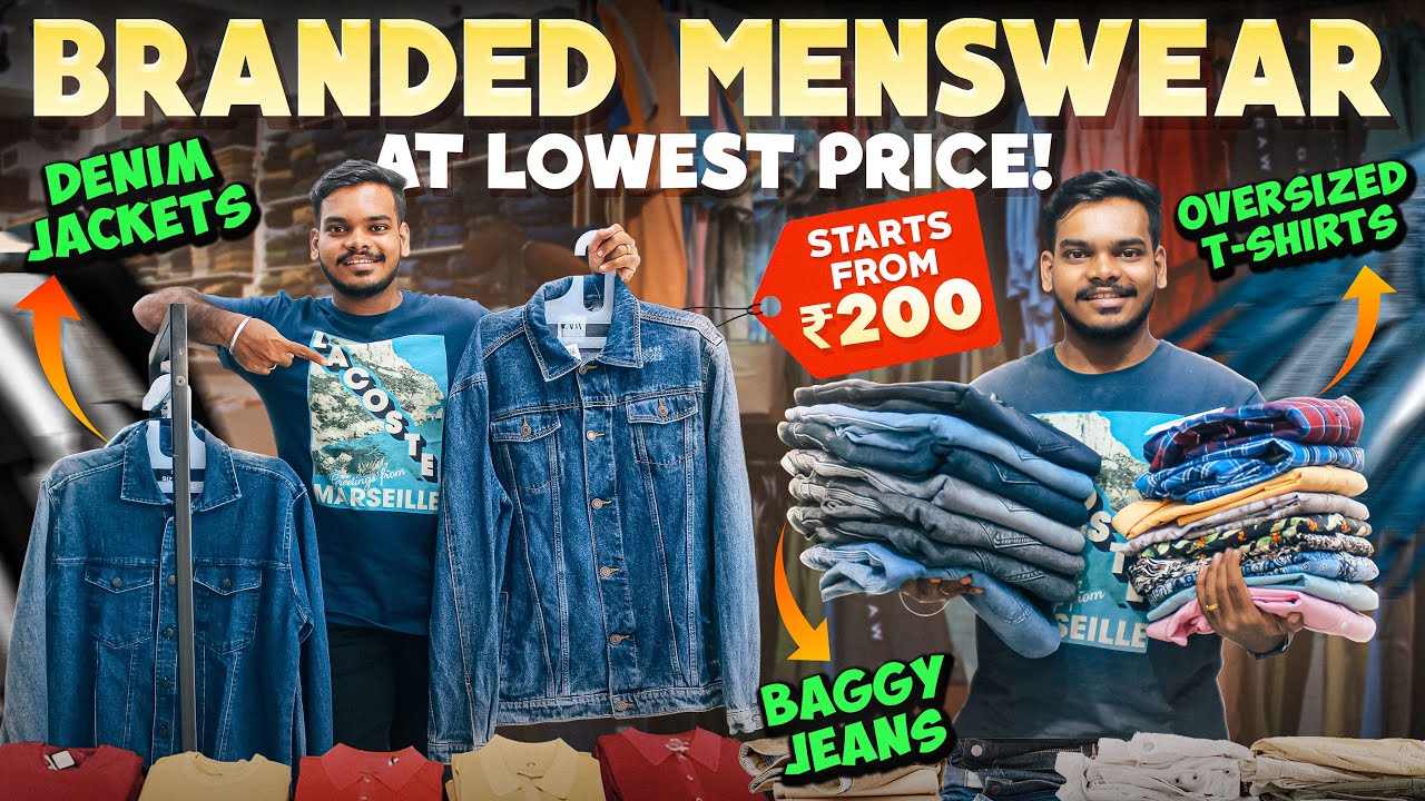 Trending Menswear at cheapest price - from ₹200🔥 | Oversized T shirts in Chennai 🤩 | Abified