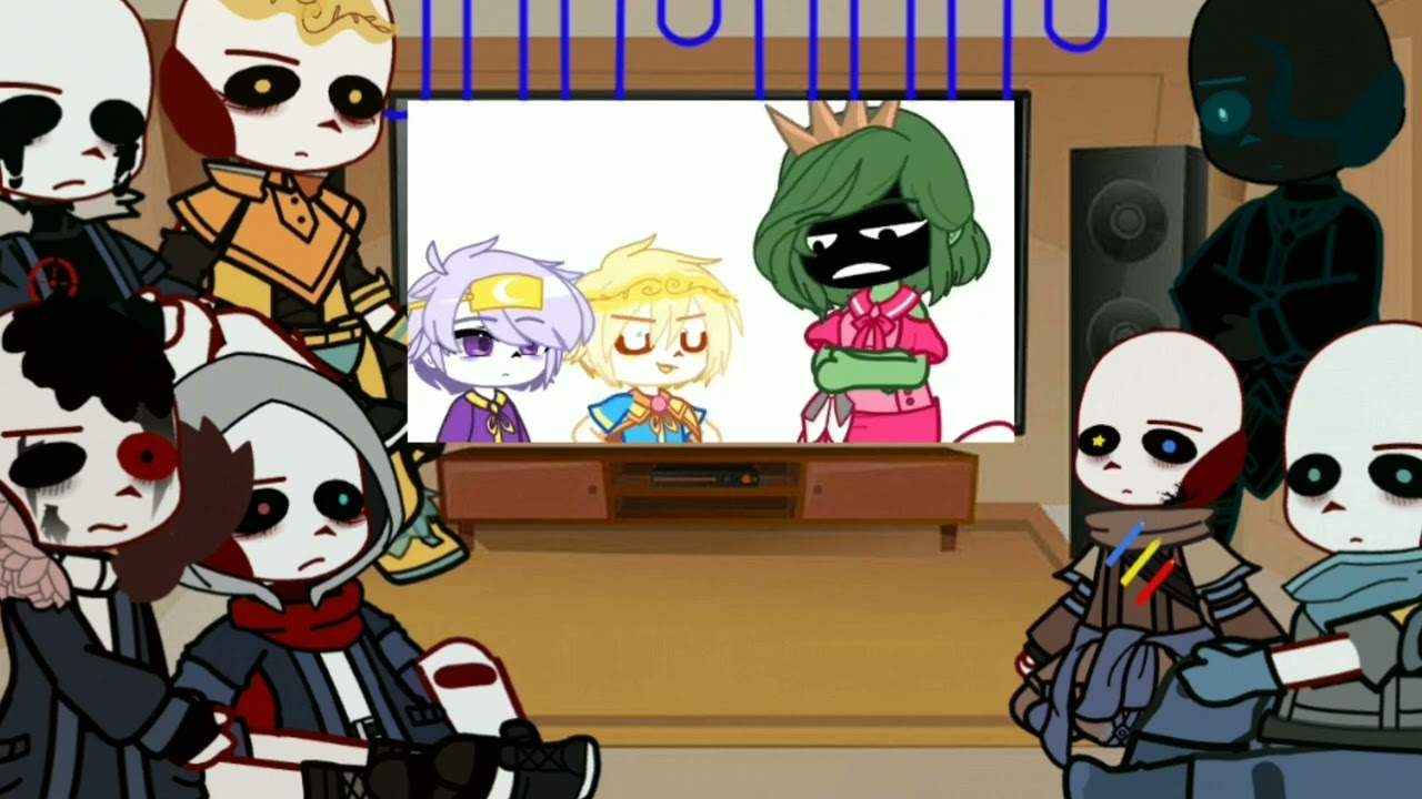 Sans aus reacts to @HammyNotFat and @AB_utterfly | Part 1| CRINGE |
