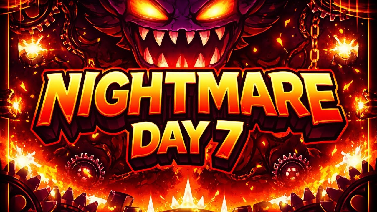 The nightmare day 7 100% next is demon mixed 