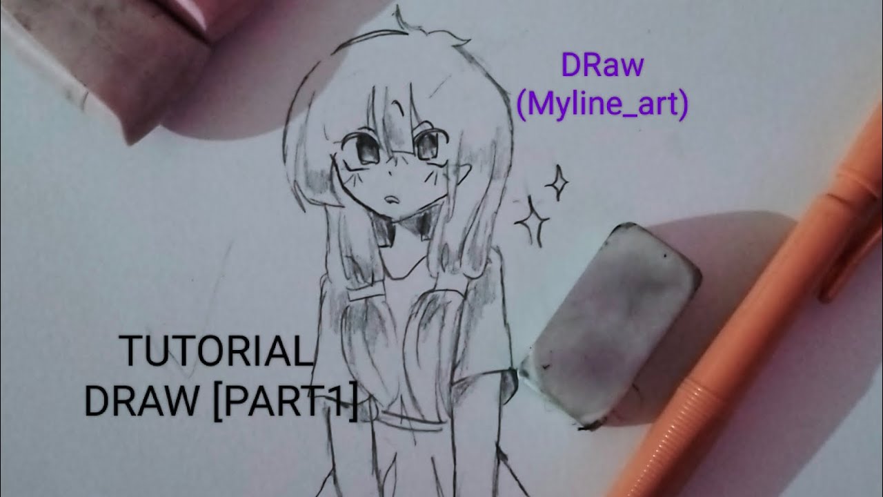 ✨ TUTORIAL DRAWING OC IDEA [PART 1](IB:@Myline_art||part 2 have a colour don't forgot #FORYOU|•^