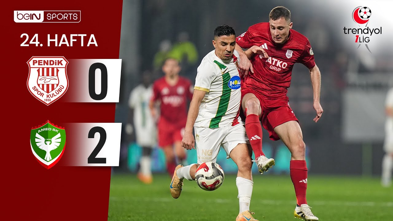 Pendikspor (0-2) Amed Sportif Faaliyetler | 24. Hafta Maç ÖZETİ | Trendyol 1. Lig - 2025/26