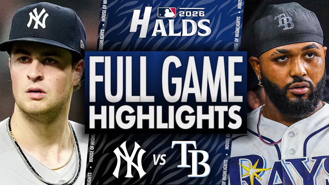 New York Yankees против Tampa Bay Rays &mdash; ИГРА 2, ПОЛНЫЕ ОБЗОРЫ | 5 октября 2026 г., Плей-офф MLB