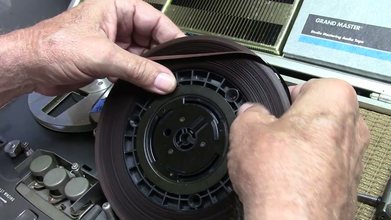 How to remove bad reel to reel tape from a reel