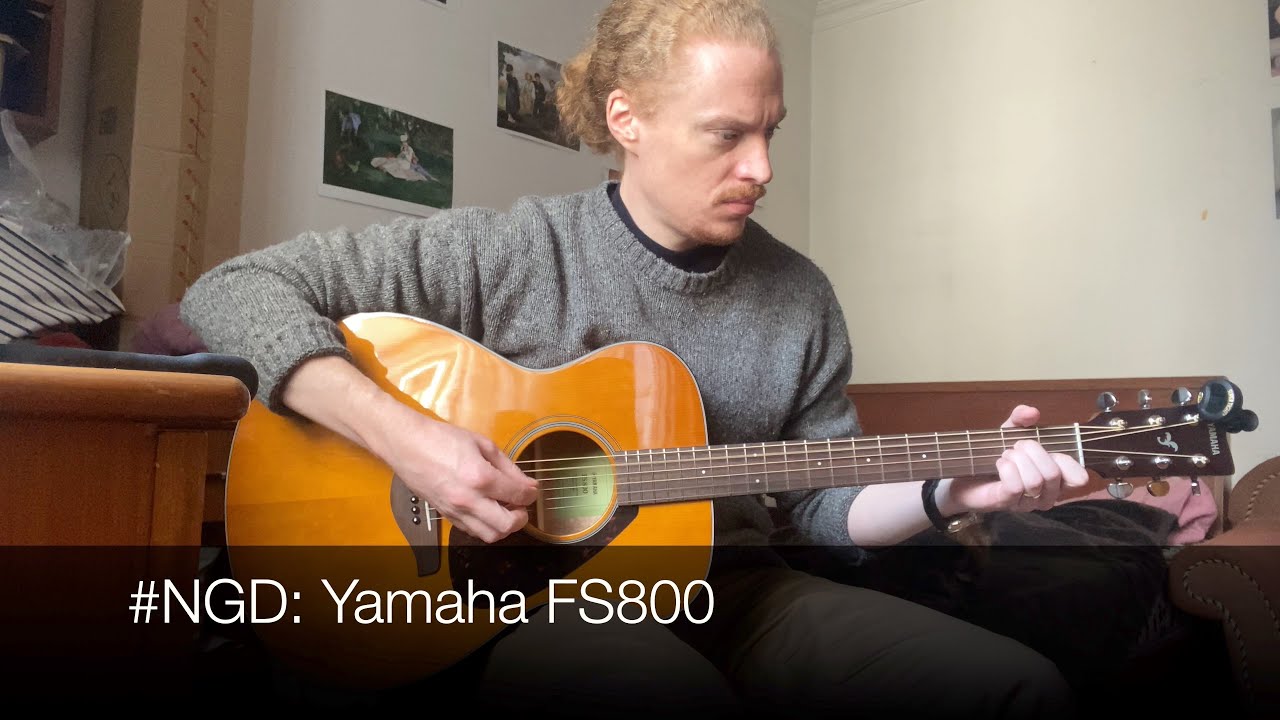 New Guitar Day: Yamaha FS800 Demo
