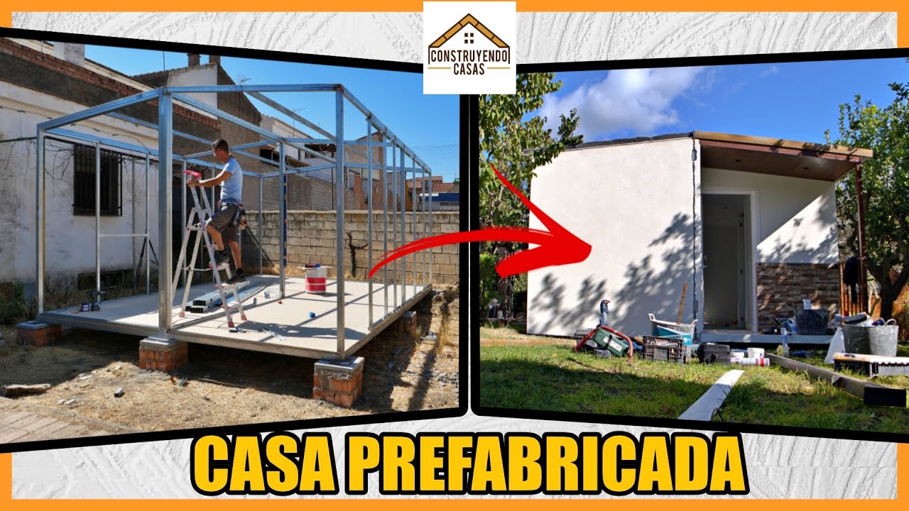 🔶Como Hacer una CASA PREFABRICADA DESDE 0🔶 Paso a Paso