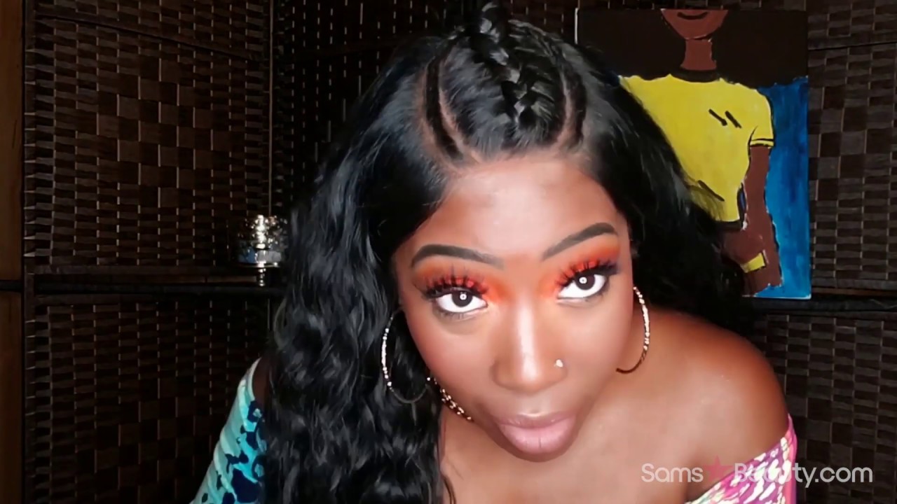 PRE BRAIDED| IBA| CURLY| LACE FRONT REVIEW| QUICK INSTILLATION| 💕 SamsBeauty.com