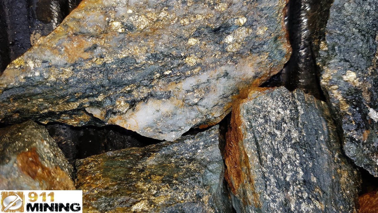 High Grade Gold & Silver Ore From A Mine Dump!