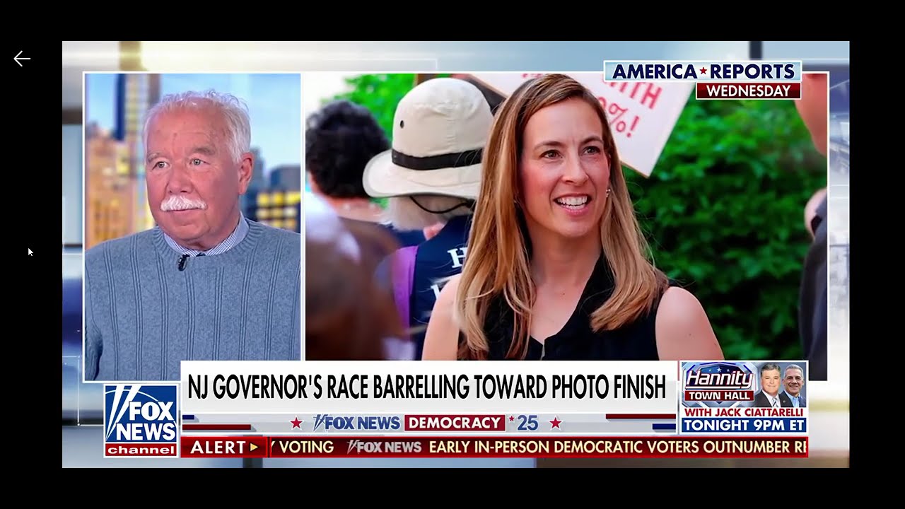 Michael Embrich Discusses the 2025 New Jersey Governor’s Race on Fox News