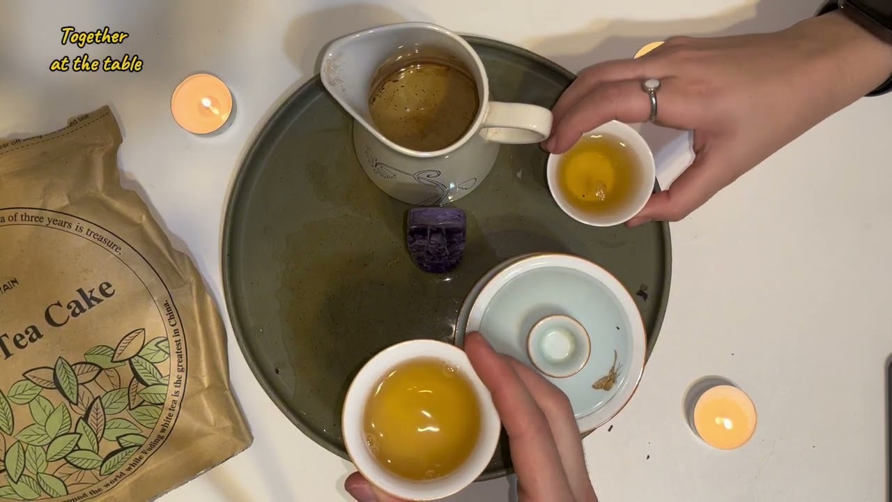Пин ча вдвоем #4. White tea cake (ЧАЙ СО ВКУСОМ ГРУШИ)