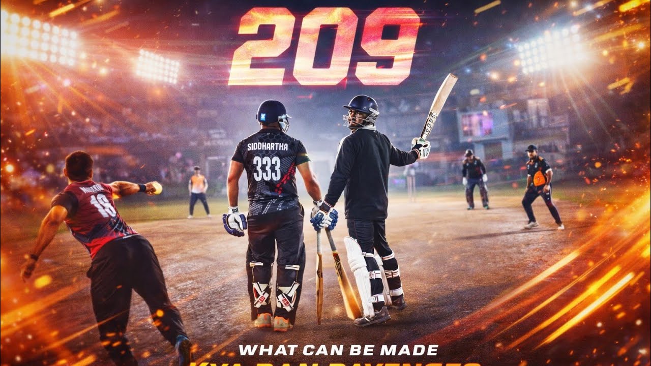 Lazy vs VMPL | 3000 Runs Milestone 🏆 + 208 Chase Drama #corporatecricket 