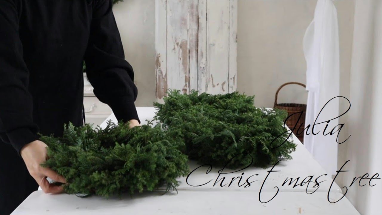 クリスマスレッスン/クリスマスリース/クリスマスツリー/Christmas/Wreath/flowers/Vlog