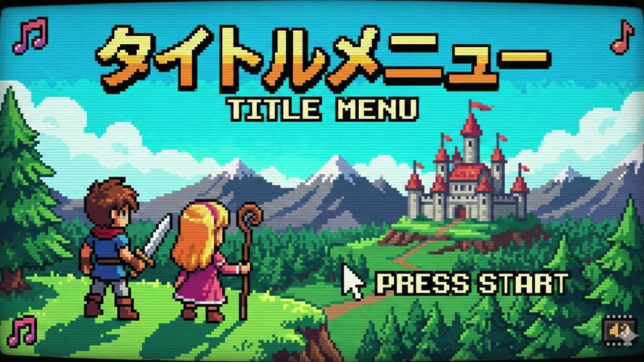 タイトルメニュー (TITLE MENU)  #bgm #music