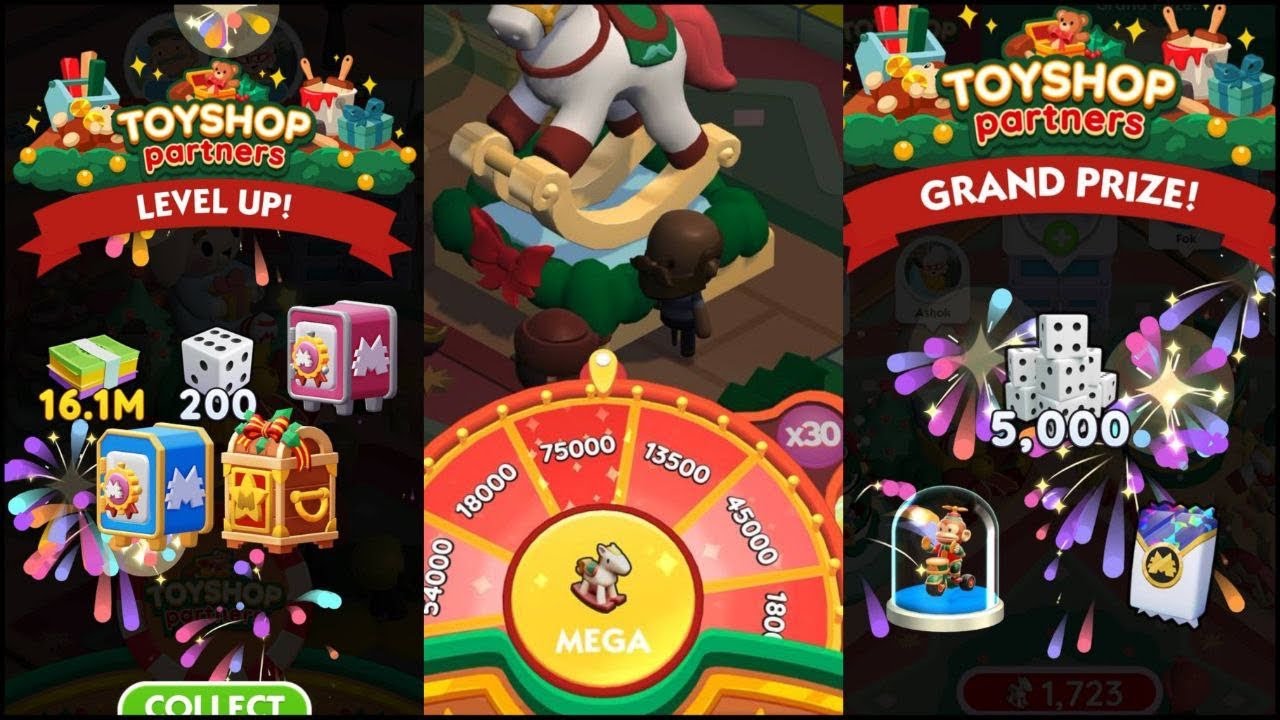 MonopolyGo | TOYSHOP Partners 20k🧸 x30Spin | Carried 3 Subscribers #monopolygo #giveaway @monopolygo