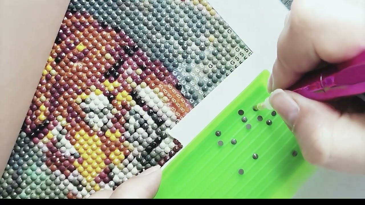 Primeiro vídeo saindo 🥰🤩 Diamont painting ✍🏻 #diamondpainting #asmr 
