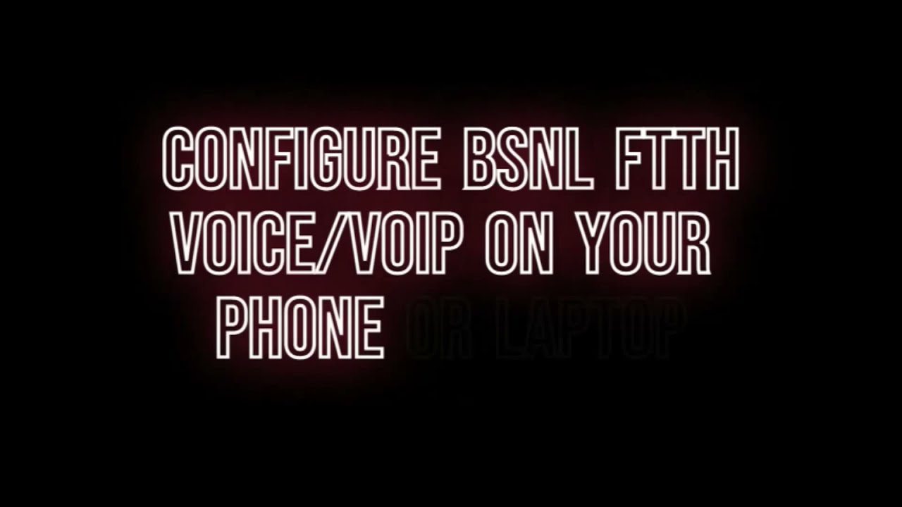 Make FREE Unlimited Phone Calls from your MOBILE and LAPTOP through BSNL FTTH | Bsnl Voice On Mobile
