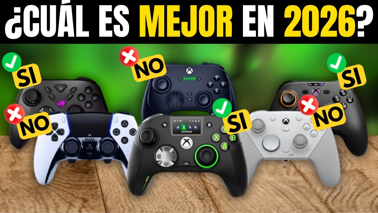 Los Mejores Mandos para PC 2026 | Controlador, Gamepad o Joystick para Ordenador Calidad-Precio