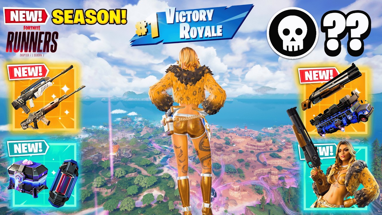 ALL NEW MYTHIC AND EXOTIC GUNS (NEW! Fortnite Chapter 7 Season 3)