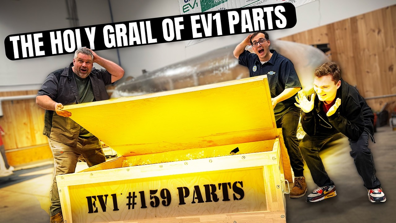 We Opened A Crate Of Unobtainable GM EV1 Parts