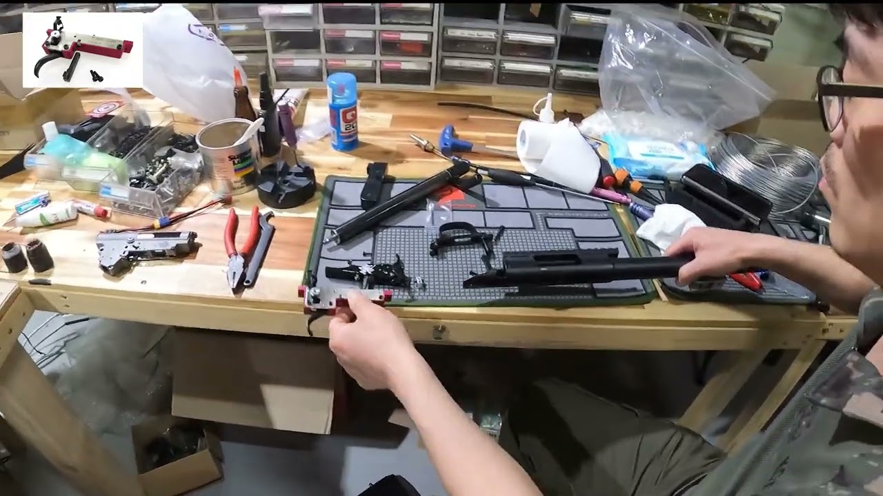 Installing Maple Leaf Zero Trigger on Marui VSR-10