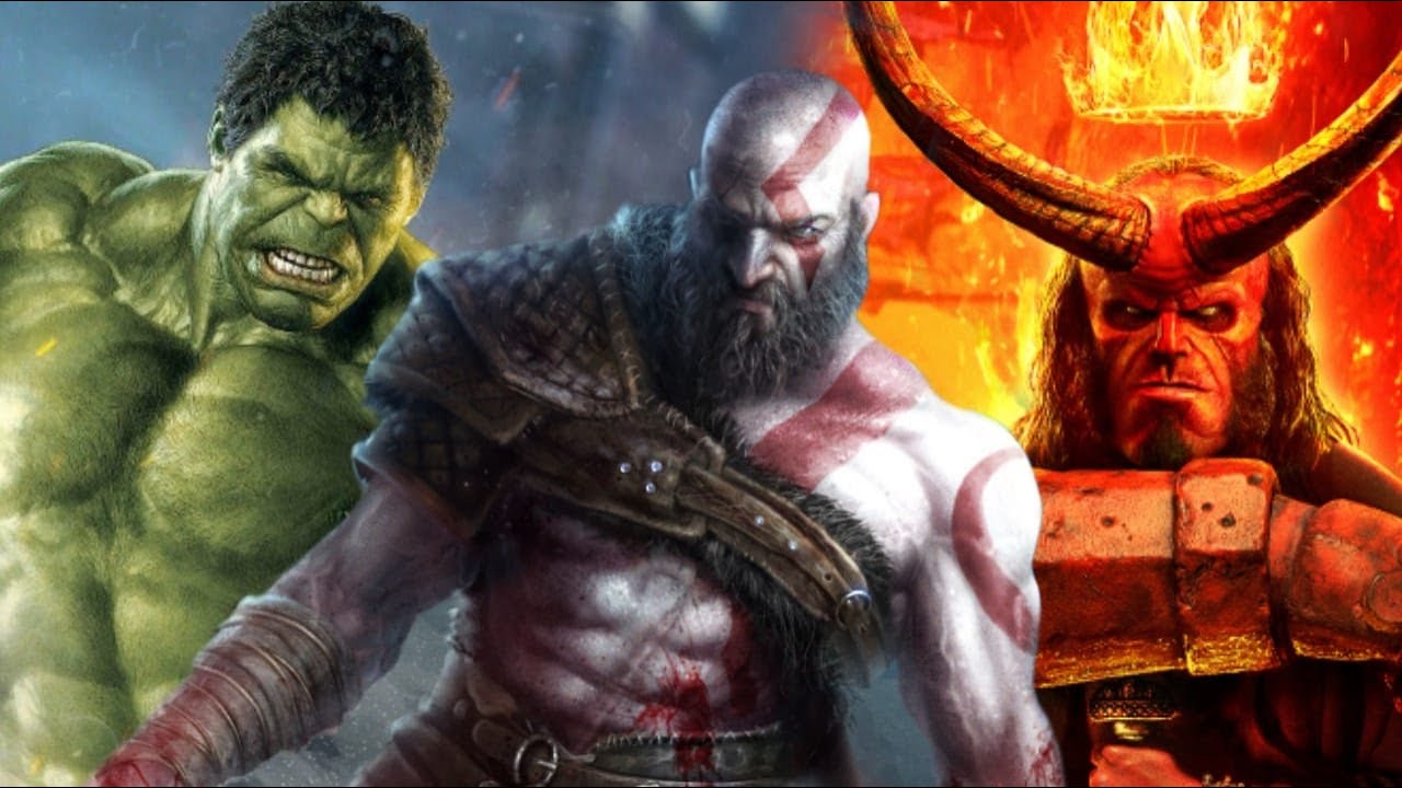 Hulk Vs Kratos Vs Hellboy / who will win / battle of monsters