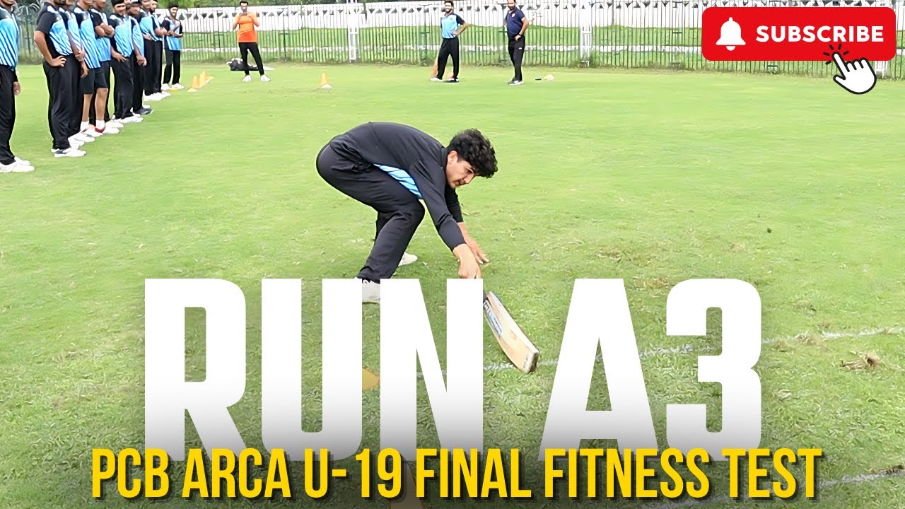 Run A3 Test | ARCA U-19 Final Fitness Test  at ACS 🏟️🏟️ #cricket #cricketcoach
