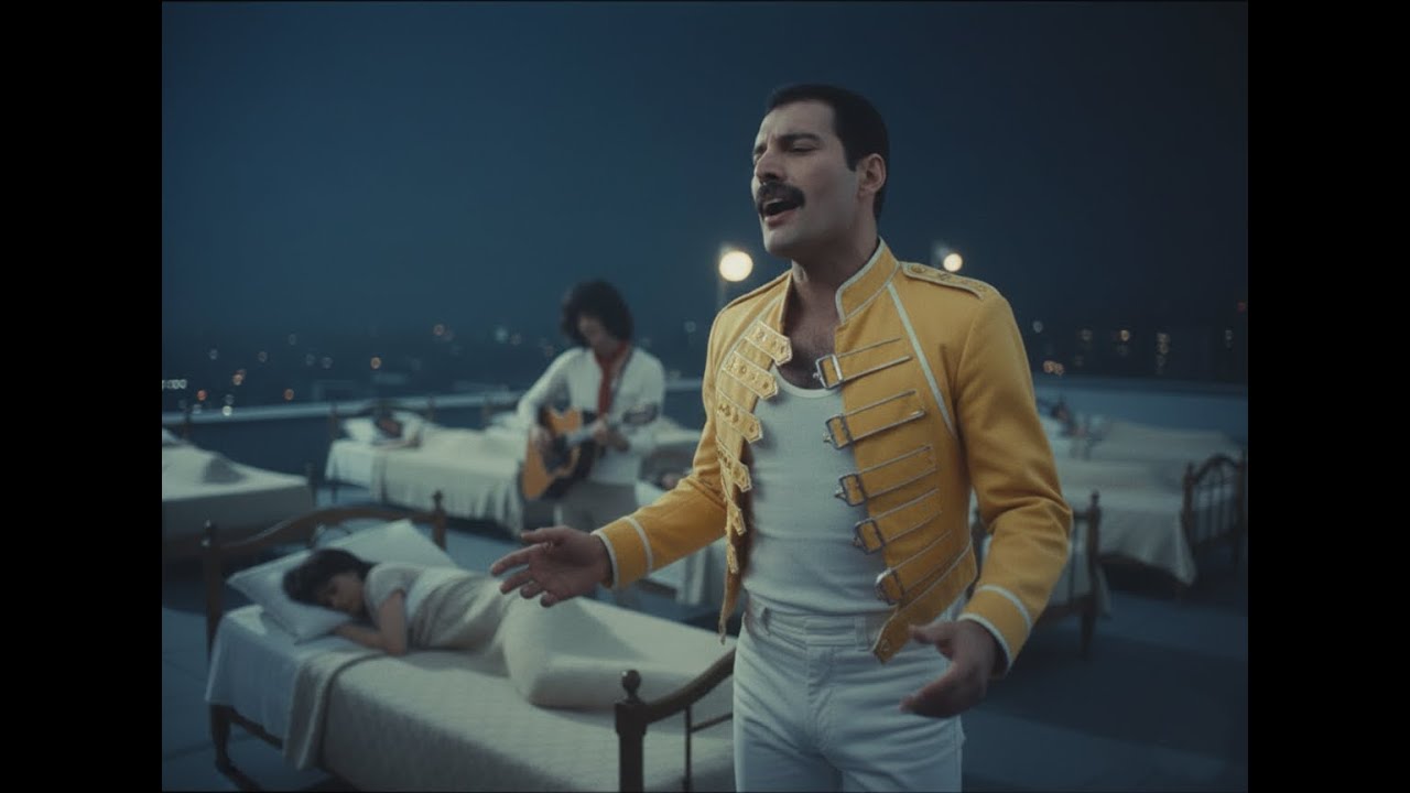 Videoclip: 'Muchacha' by Freddie Mercury & Spinetta AI