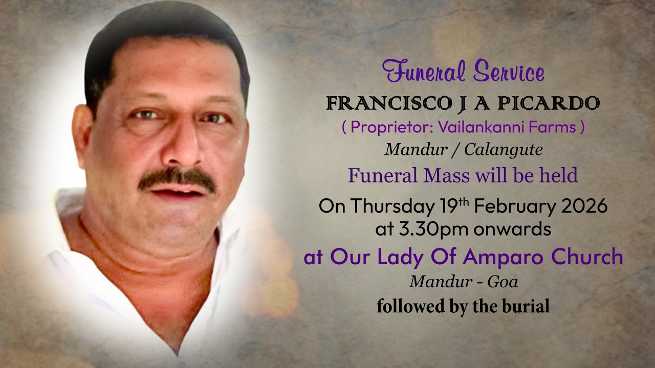 FUNERAL SERVICE | FRANCISCO J A PICARDO | OUR LADY OF AMPARO CHURCH | MANDUR | 19 FEBRUARY 2026