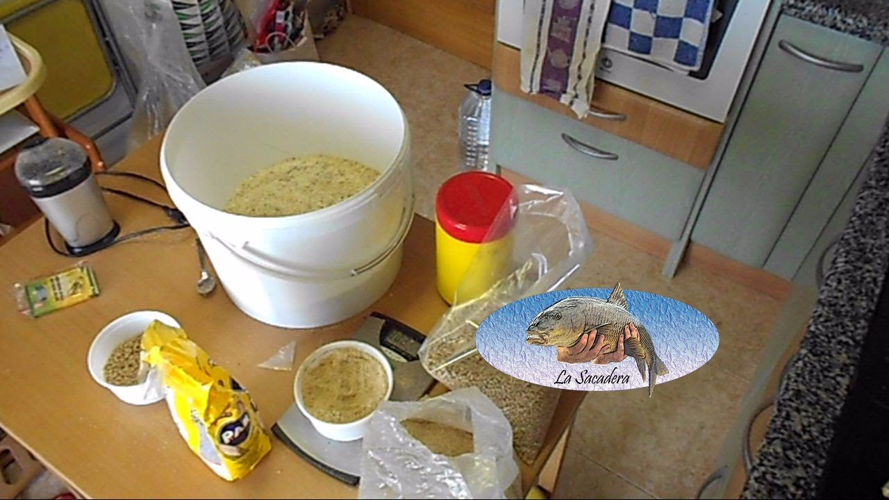 Preparando Engodo Casero para Carpas (Parte I)
