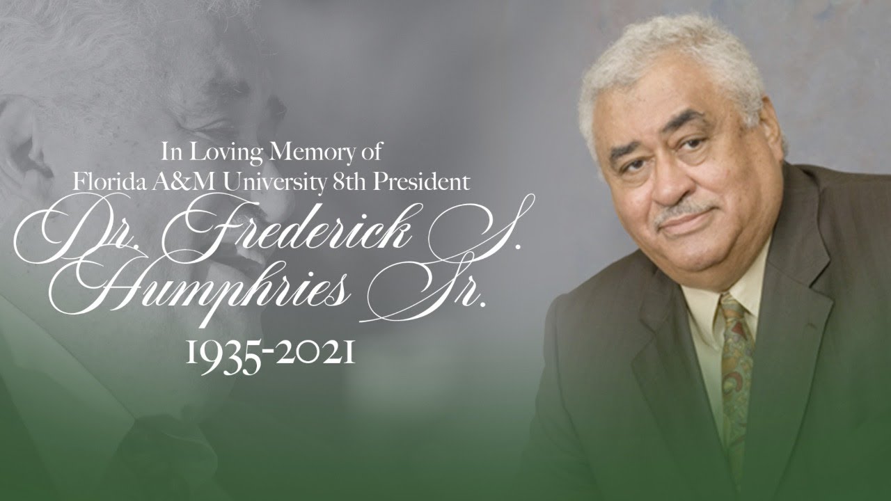 In Memory Celebration Service for Dr. Frederick S. Humphries, Sr.